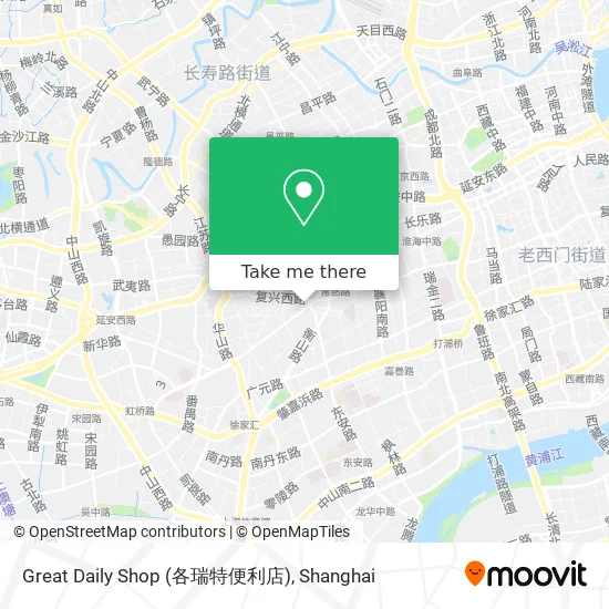 Great Daily Shop (各瑞特便利店) map