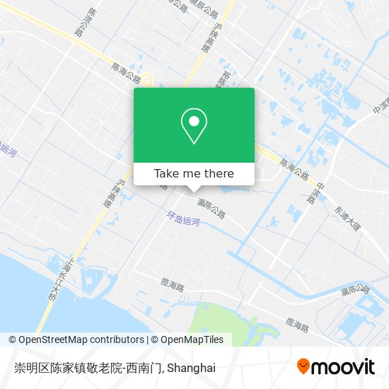 崇明区陈家镇敬老院-西南门 map