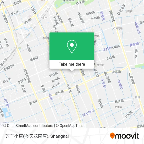 苏宁小店(今天花园店) map