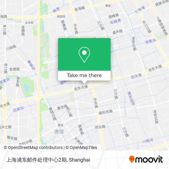 上海浦东邮件处理中心2期 map