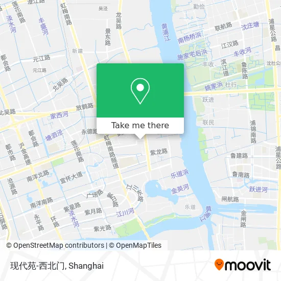 现代苑-西北门 map