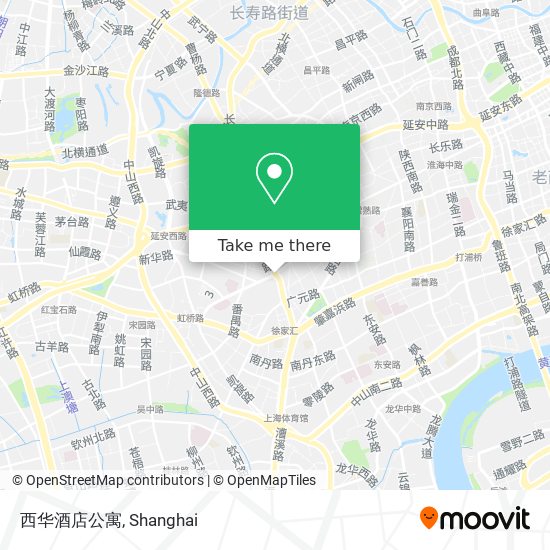 西华酒店公寓 map