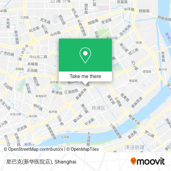 星巴克(新华医院店) map