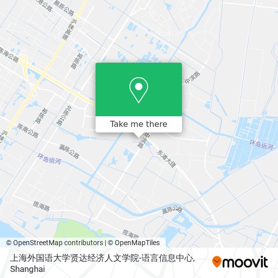 上海外国语大学贤达经济人文学院-语言信息中心 map