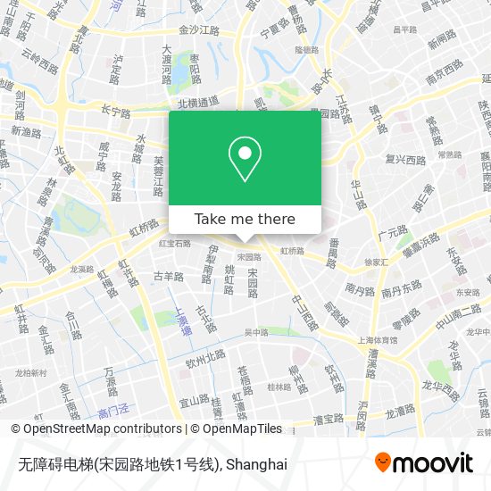 无障碍电梯(宋园路地铁1号线) map