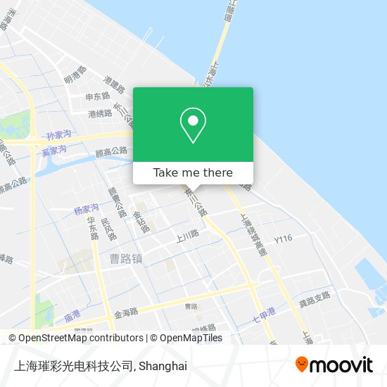 上海璀彩光电科技公司 map