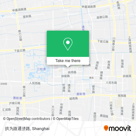拱为路通济路 map