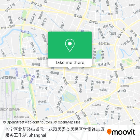 长宁区北新泾街道元丰花园居委会居民区学雷锋志愿服务工作站 map