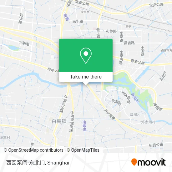 西圆泵闸-东北门 map