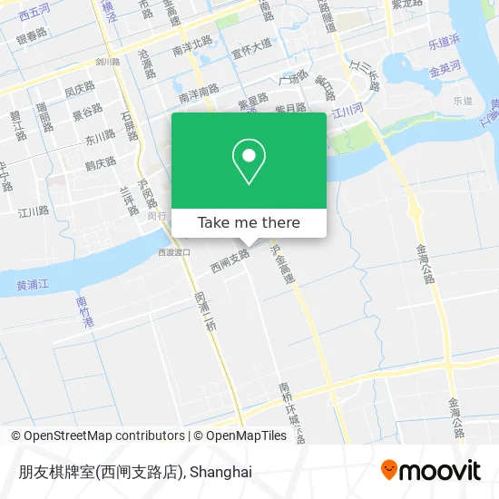 朋友棋牌室(西闸支路店) map