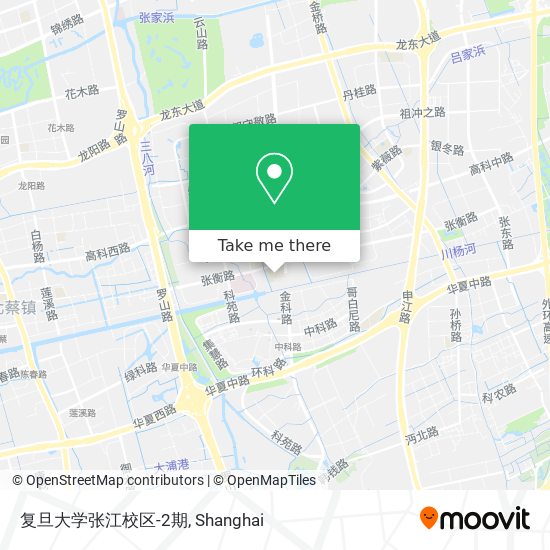复旦大学张江校区-2期 map