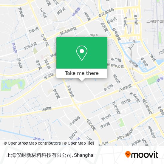 上海仪耐新材料科技有限公司 map