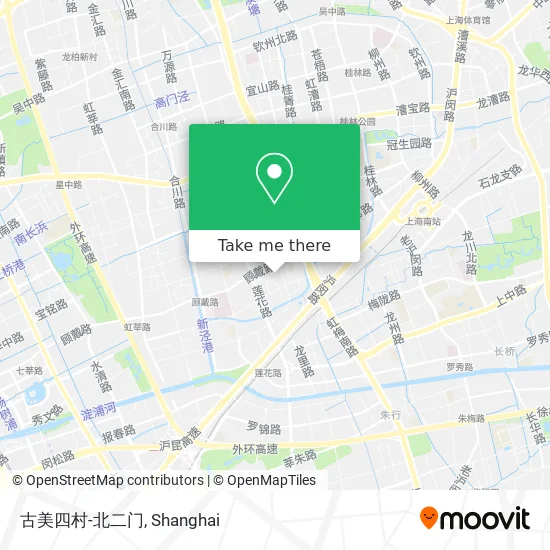 古美四村-北二门 map