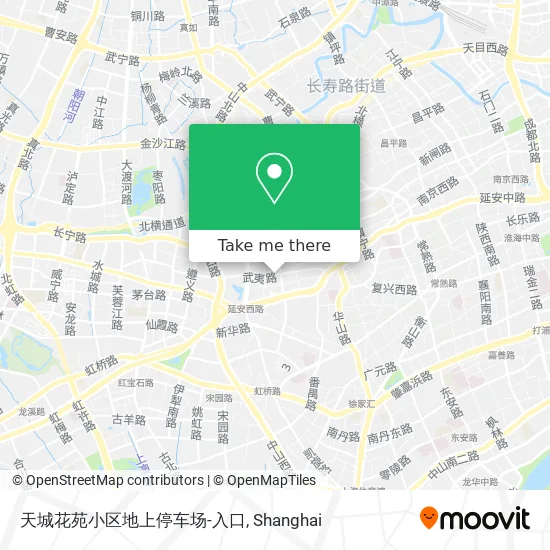 天城花苑小区地上停车场-入口 map