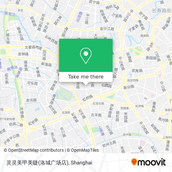 灵灵美甲美睫(洛城广场店) map