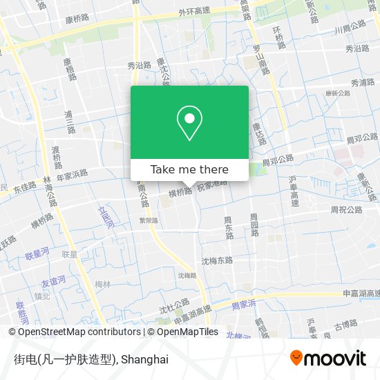 街电(凡一护肤造型) map