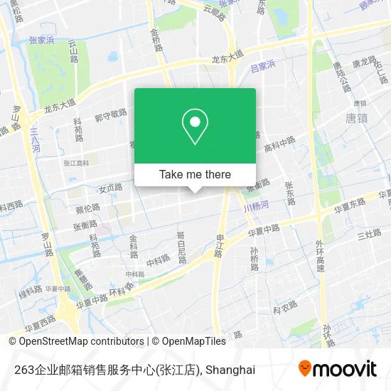263企业邮箱销售服务中心(张江店) map