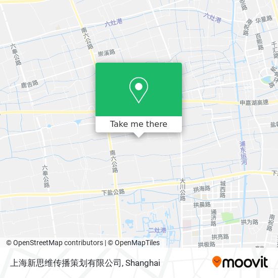 上海新思维传播策划有限公司 map