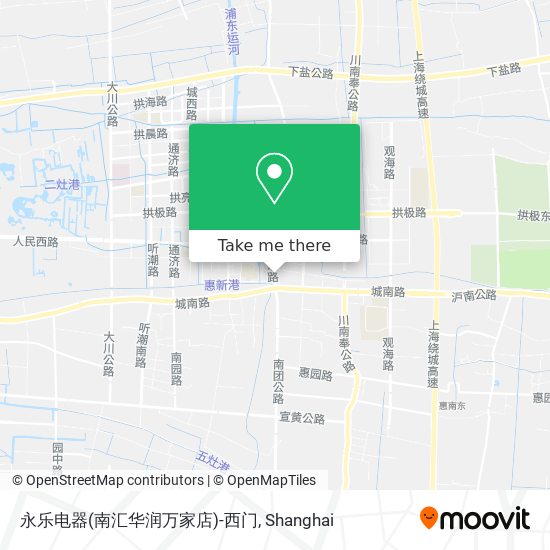 永乐电器(南汇华润万家店)-西门 map