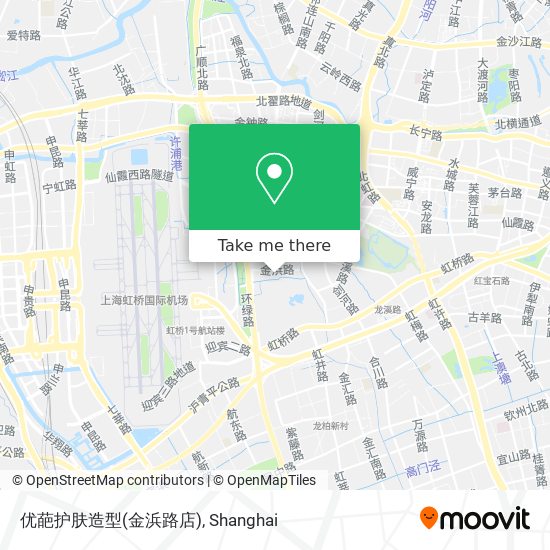 优葩护肤造型(金浜路店) map