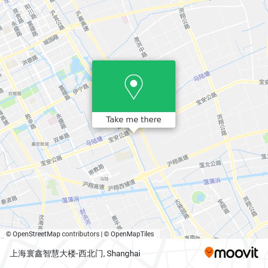 上海寰鑫智慧大楼-西北门 map