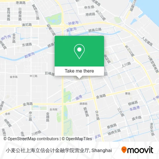 小麦公社上海立信会计金融学院营业厅 map