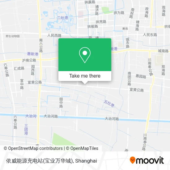 依威能源充电站(宝业万华城) map