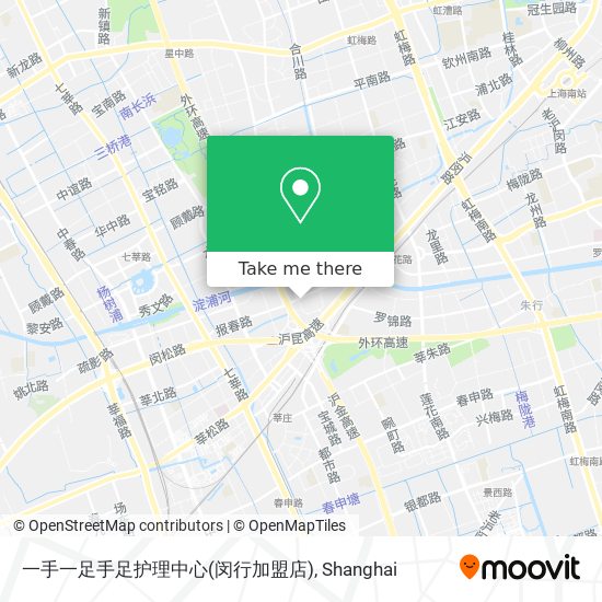 一手一足手足护理中心(闵行加盟店) map