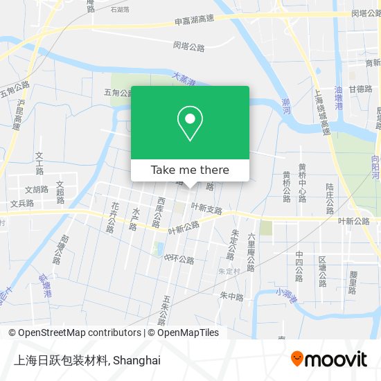 上海日跃包装材料 map
