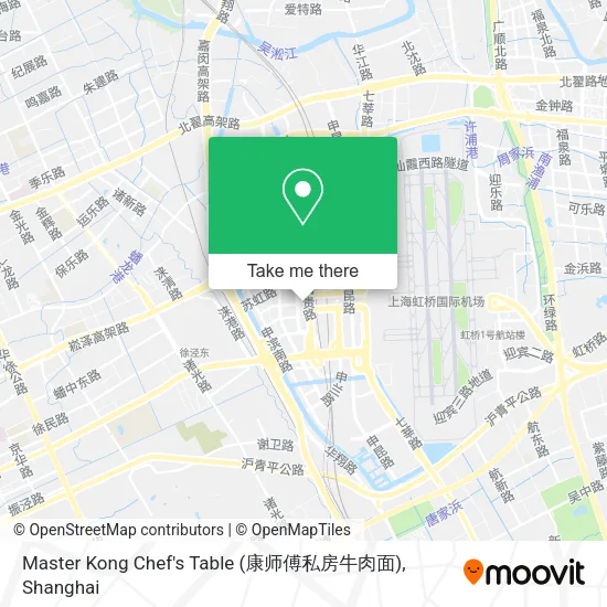 Master Kong Chef's Table (康师傅私房牛肉面) map