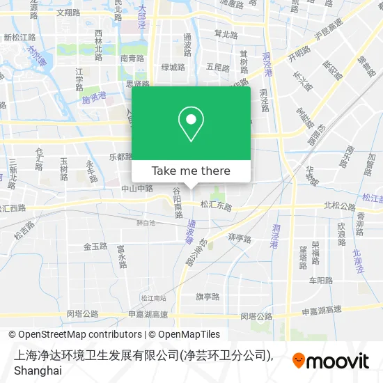 上海净达环境卫生发展有限公司(净芸环卫分公司) map