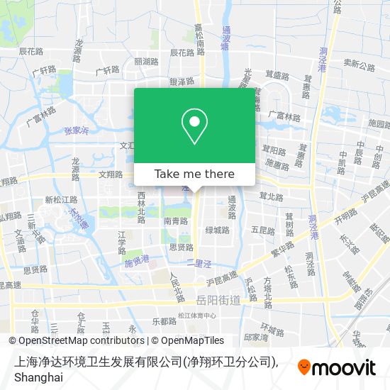 上海净达环境卫生发展有限公司(净翔环卫分公司) map