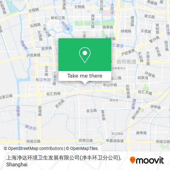 上海净达环境卫生发展有限公司(净丰环卫分公司) map