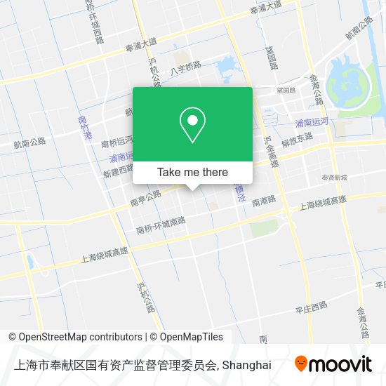 上海市奉献区国有资产监督管理委员会 map