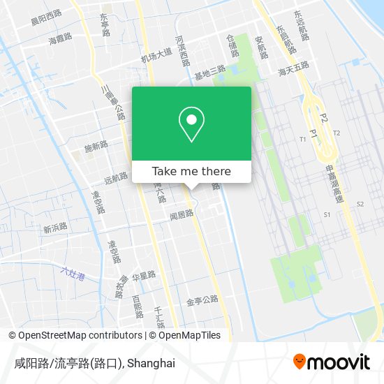 咸阳路/流亭路(路口) map