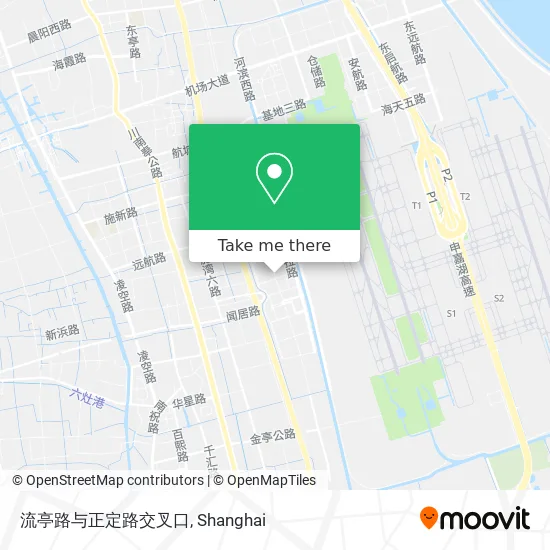流亭路与正定路交叉口 map
