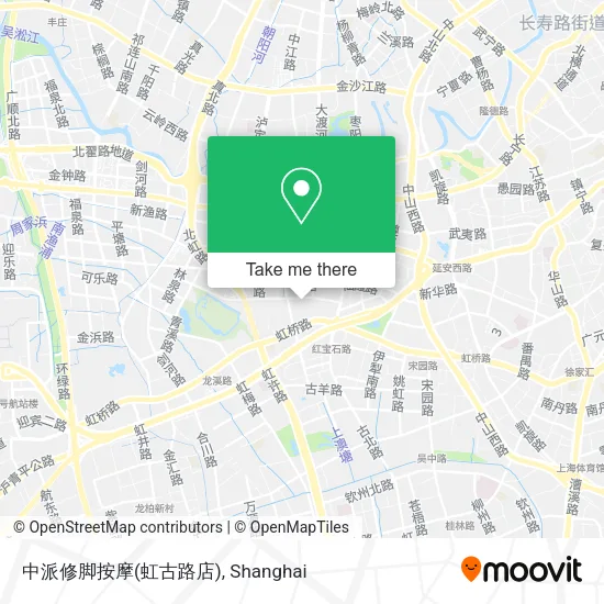 中派修脚按摩(虹古路店) map