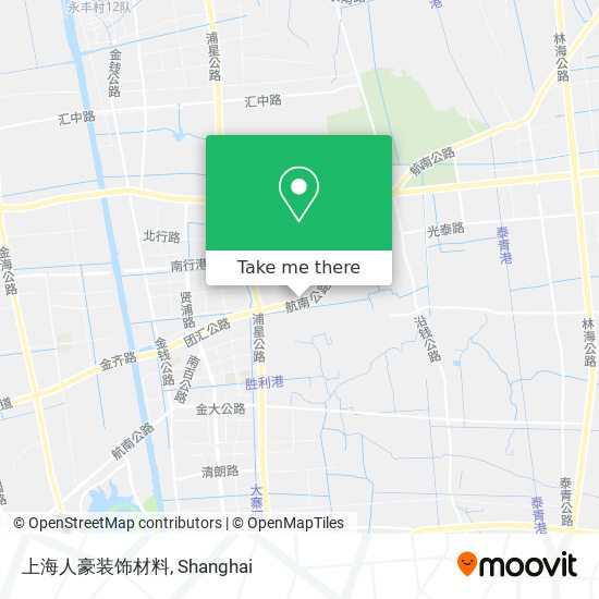 上海人豪装饰材料 map