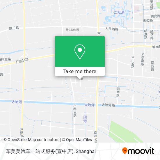 车美美汽车一站式服务(宣中店) map
