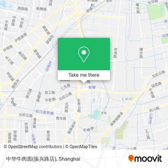 中华牛肉面(振兴路店) map