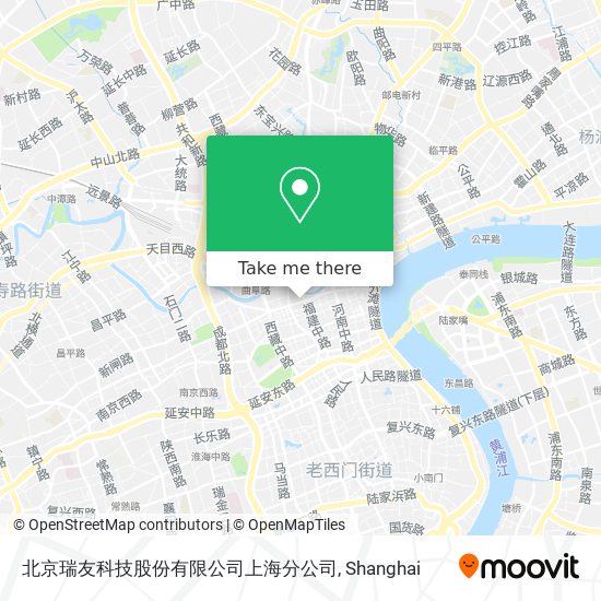 北京瑞友科技股份有限公司上海分公司 map