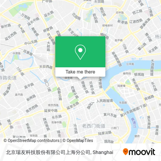 北京瑞友科技股份有限公司上海分公司 map