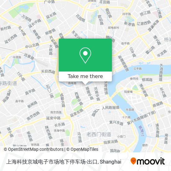上海科技京城电子市场地下停车场-出口 map