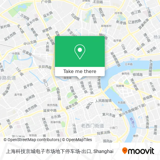 上海科技京城电子市场地下停车场-出口 map