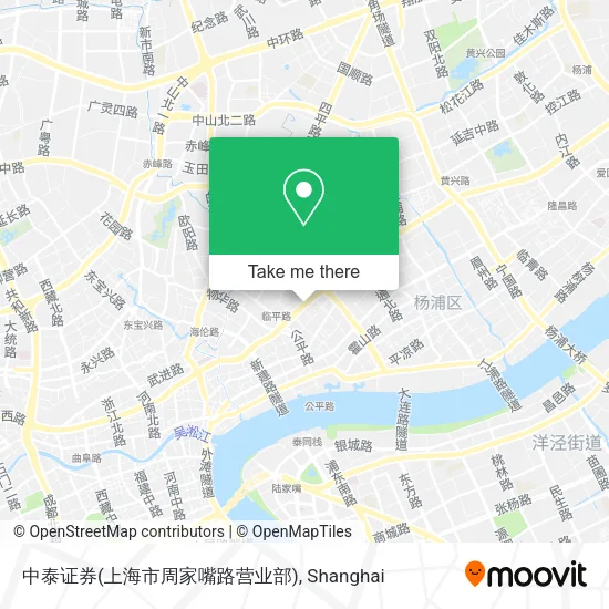 中泰证券(上海市周家嘴路营业部) map
