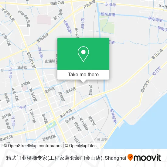 精武门业楼梯专家(工程家装套装门金山店) map