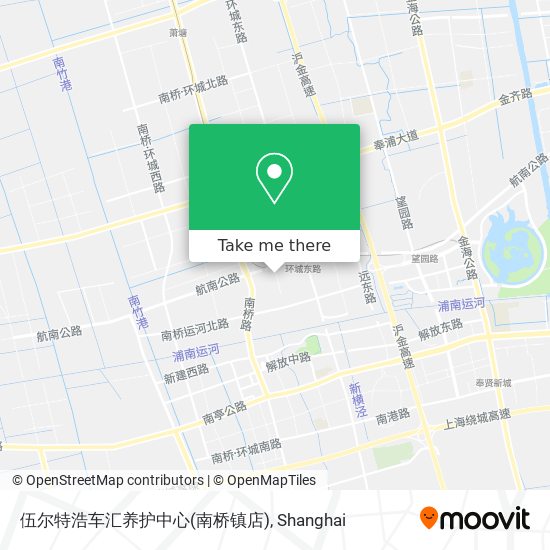 伍尔特浩车汇养护中心(南桥镇店) map