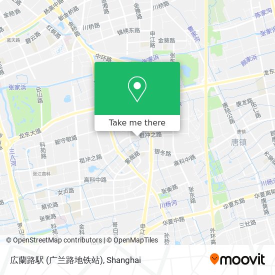 広蘭路駅 (广兰路地铁站) map