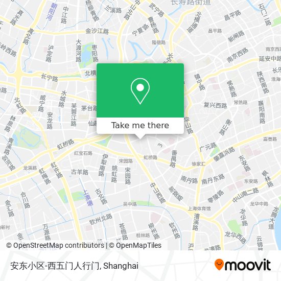安东小区-西五门人行门 map