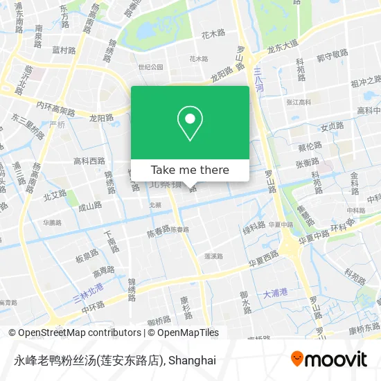 永峰老鸭粉丝汤(莲安东路店) map